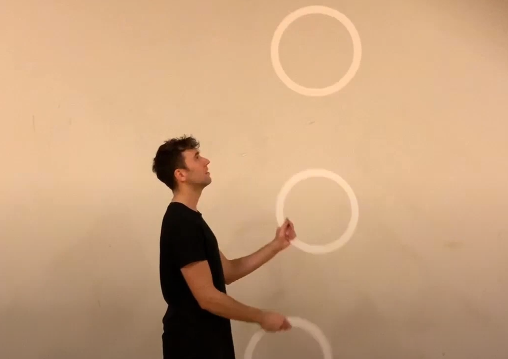 Leer jongleren met ringen