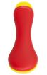 Qu-ax Eenwielerzadel Luxus met handvat-Rood