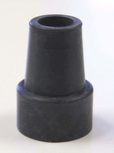Zwarte rubberen stop 22mm (voor groene en gele Actoy stelten) Per stuk