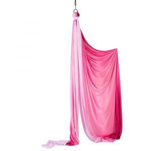 Prodigy Aerial Silk - Tissu roze/wit