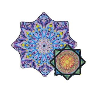 Spinning Star | Mandala Peacock