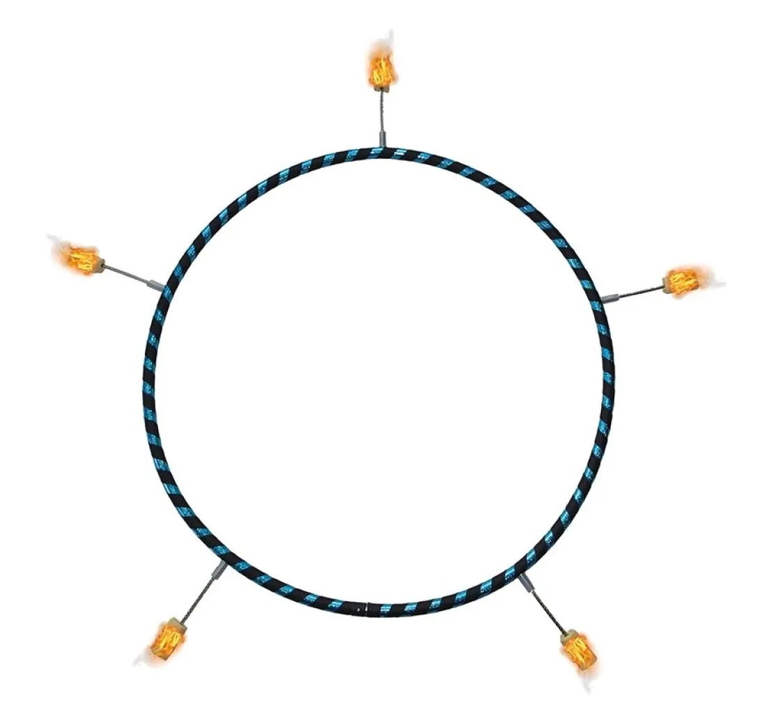 Vuur Hoop Hoepel Travel 90cm - 5 fakkels