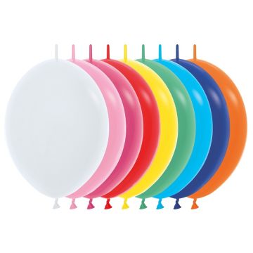 Sempertex - Link O Loon 12 inch - 30 cm - Fashion mix- 50 stuks