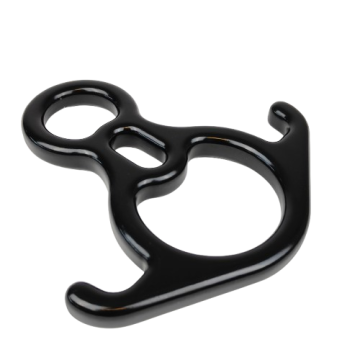 Figure 8 voor Aerial Silk - Aluminium Zwart