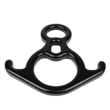 Figure 8 voor Aerial Silk - Aluminium Zwart