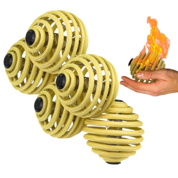 Set van 5 vuurjongleerballen Set van 5 vuurjongleerballen