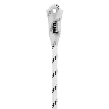 Petzl Touw Axis 10m 11mm met genaaid oog WIT
