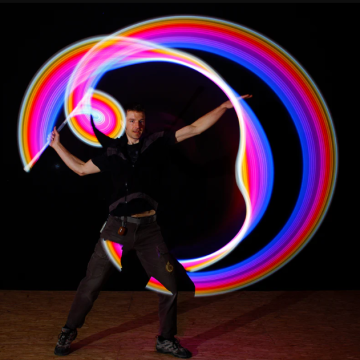 Flowtoys | Pop'n flow Baton - Compleet | 90 - 100 cm