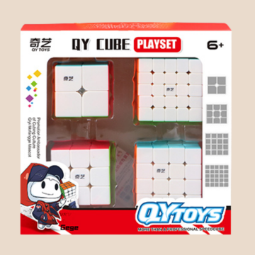 QiYi Cadeauverpakking - 2×2, 3×3, 4×4 en 5×5 QiYi Cadeauverpakking - 2×2, 3×3, 4×4 en 5×5