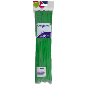 Sempertex - 260 Nozzle Up - SHAMROCK GREEN - Modelleerballonnen 50 stuks Sempertex - 260 Nozzle Up - SHAMROCK GREEN - Modelleerballonnen 50 stuks