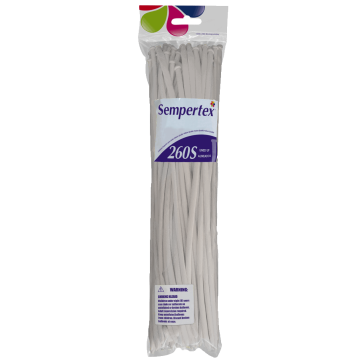 Sempertex - 260 Nozzle Up - CLEAR - Modelleerballonnen 50 stuks Sempertex - 260 Nozzle Up - CLEAR - Modelleerballonnen 50 stuks