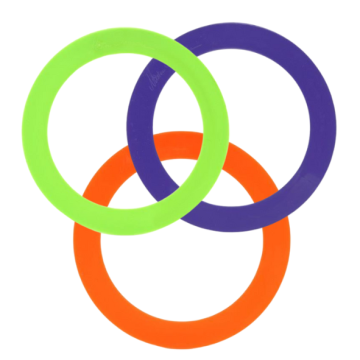 Set van 3 x Mr. Babache jongleerring standaard|32 cm Set van 3 x Mr. Babache jongleerring standaard|32 cm